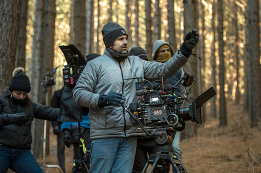 Equipe de filmagem e direção de Desalma