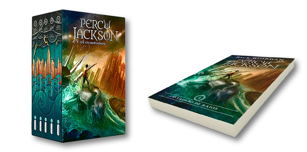 Box de livros de Percy Jackson