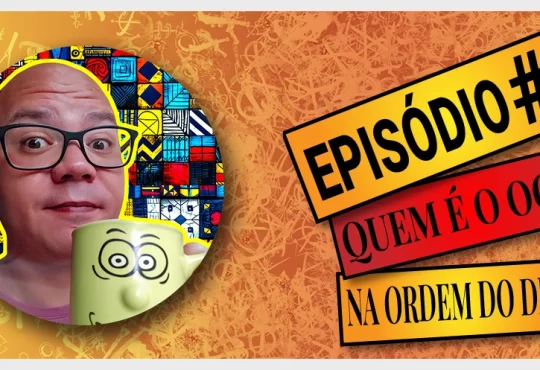 Ogan Leandro apresentando o primeiro episódio da primeira temporada do Podcast Jẹ ki a lọ