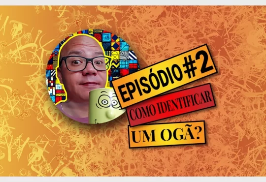 Ogã no Candomblé. Imagem do Ogan Leandro apresentando o segundo episódio da primeira temporada do Podcast Jẹ ki a lọ