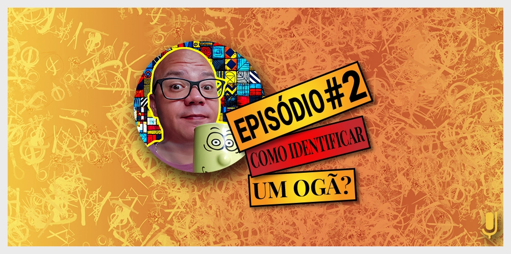 Ogã no Candomblé. Imagem do Ogan Leandro apresentando o segundo episódio da primeira temporada do Podcast Jẹ ki a lọ