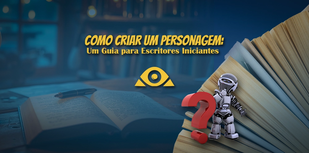 Banner principal para o artigo Como Criar um Personagem: Um Guia para Escritores Iniciantes